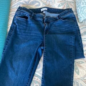 Lane Bryant size 18 jeans flex waistband midrise straight signature fit